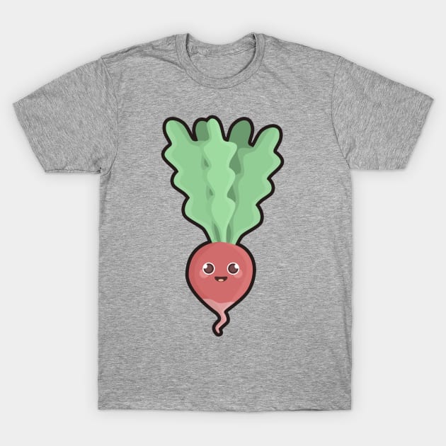 Kawaii Radish T-Shirt by KawaiiNir